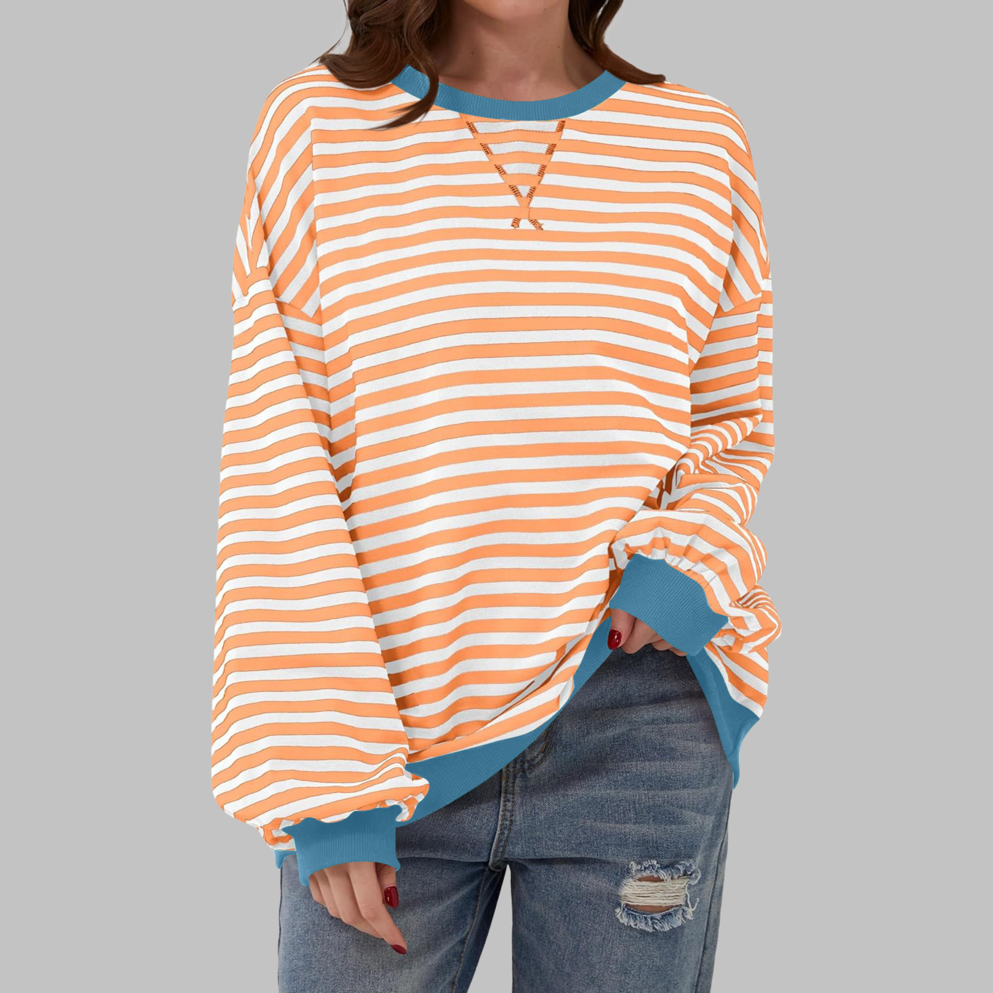 Luka | Relaxed Striped Sweatshirt
