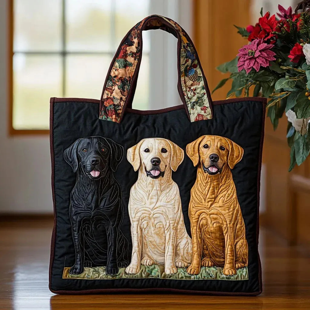 Artisan Tote - Featuring Three Labradors
