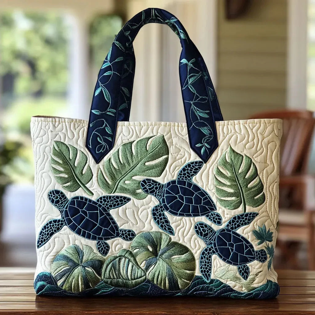 Artisan Tote - Elegance Inspired by Sea Turtles