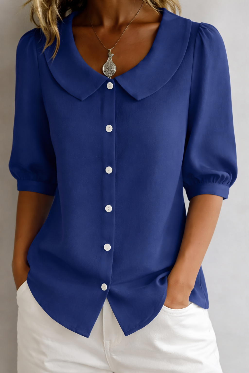 Posey | Collared Blouse