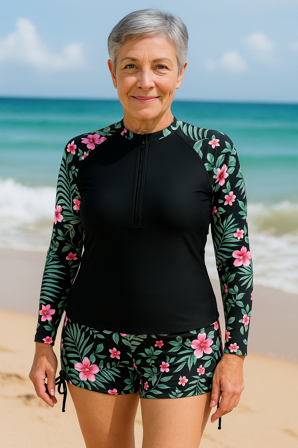 SereniSea Swimwear | Sun-Safe Elegance