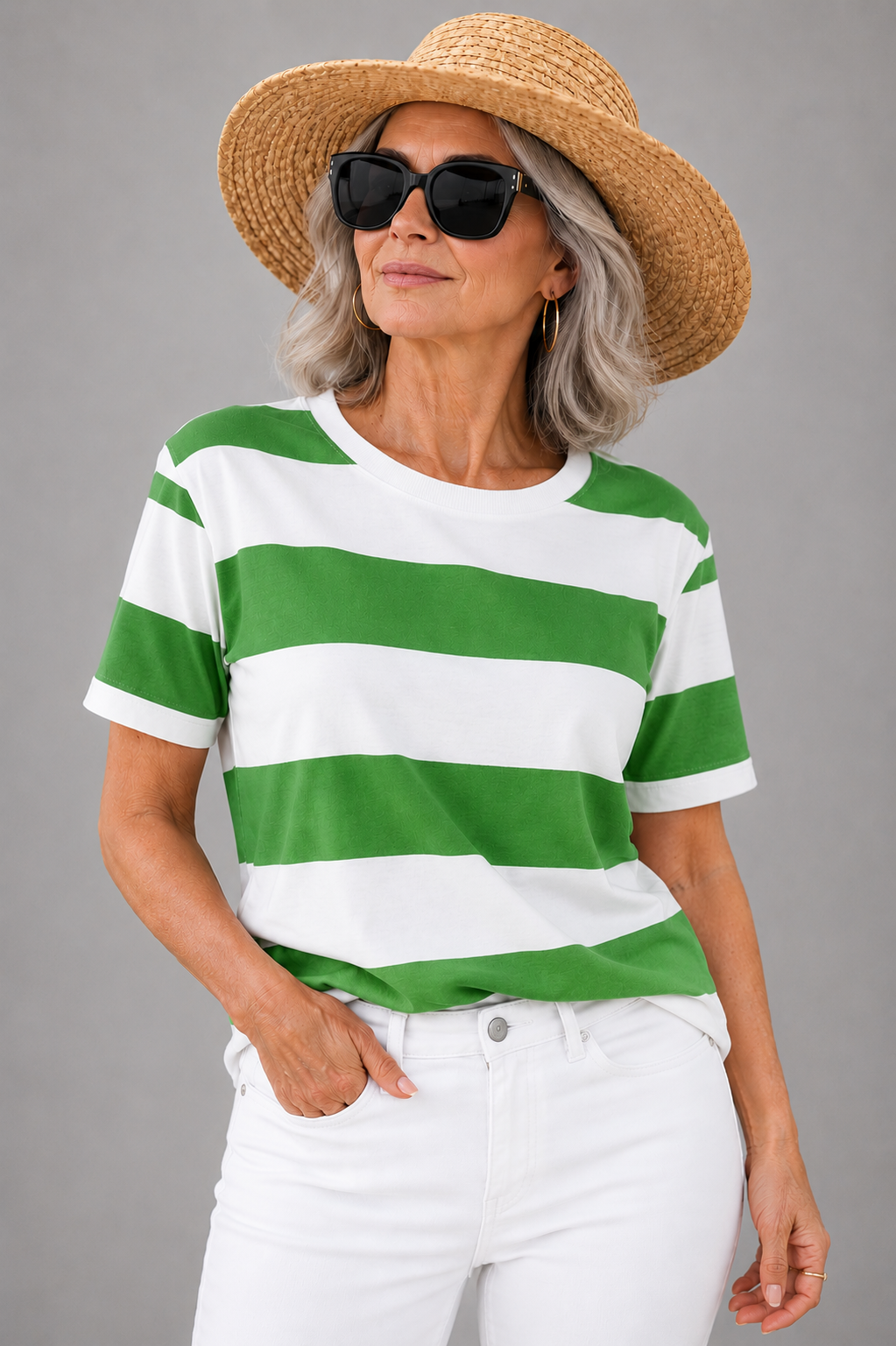 Michaela | Relaxed Flattering Striped Tee