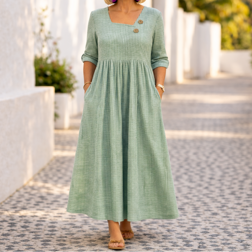 Cleomarie | Elegant Midi Dress