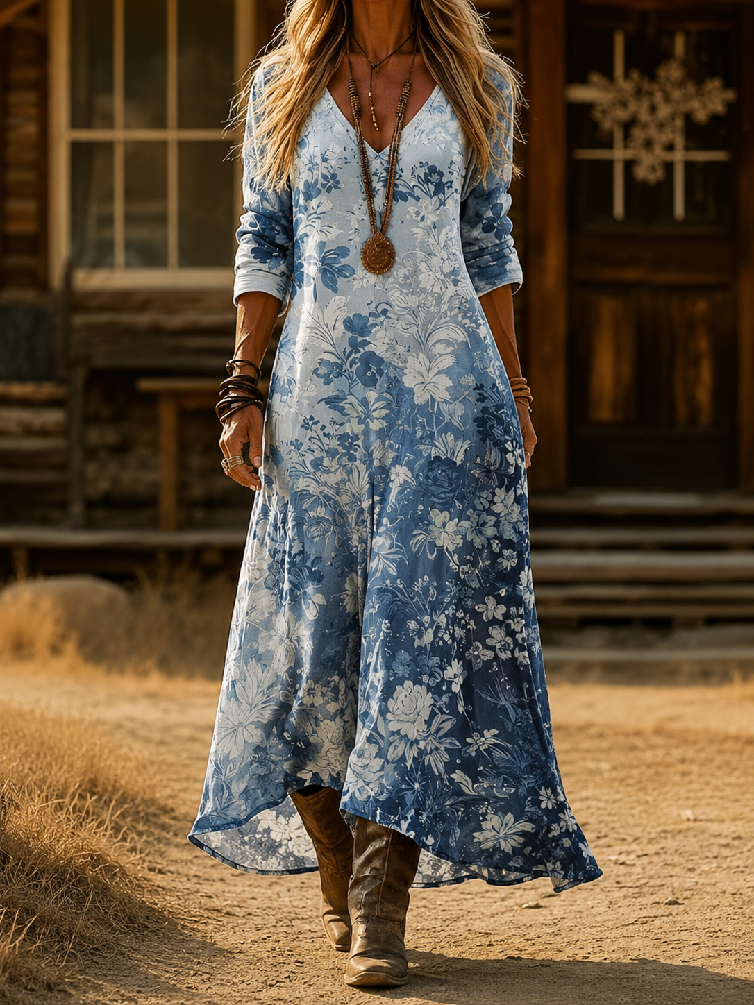 Lucia | Casual Flowing Everyday Autumn Dress