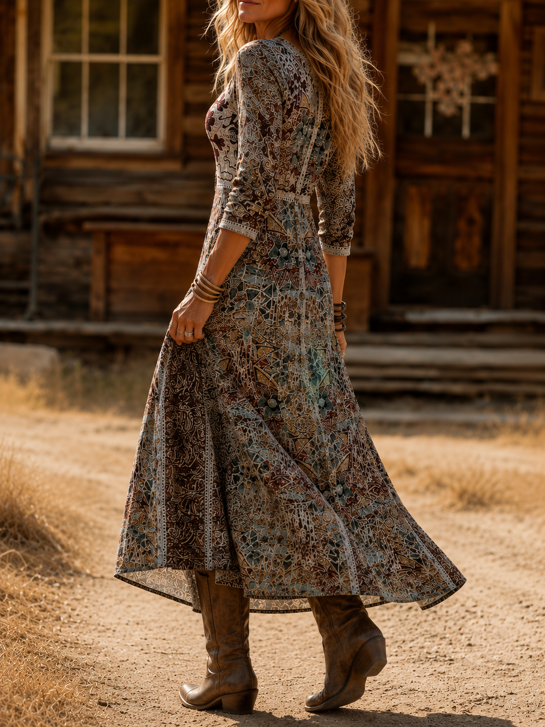 Alana | Timeless Retro Bohemian Dress