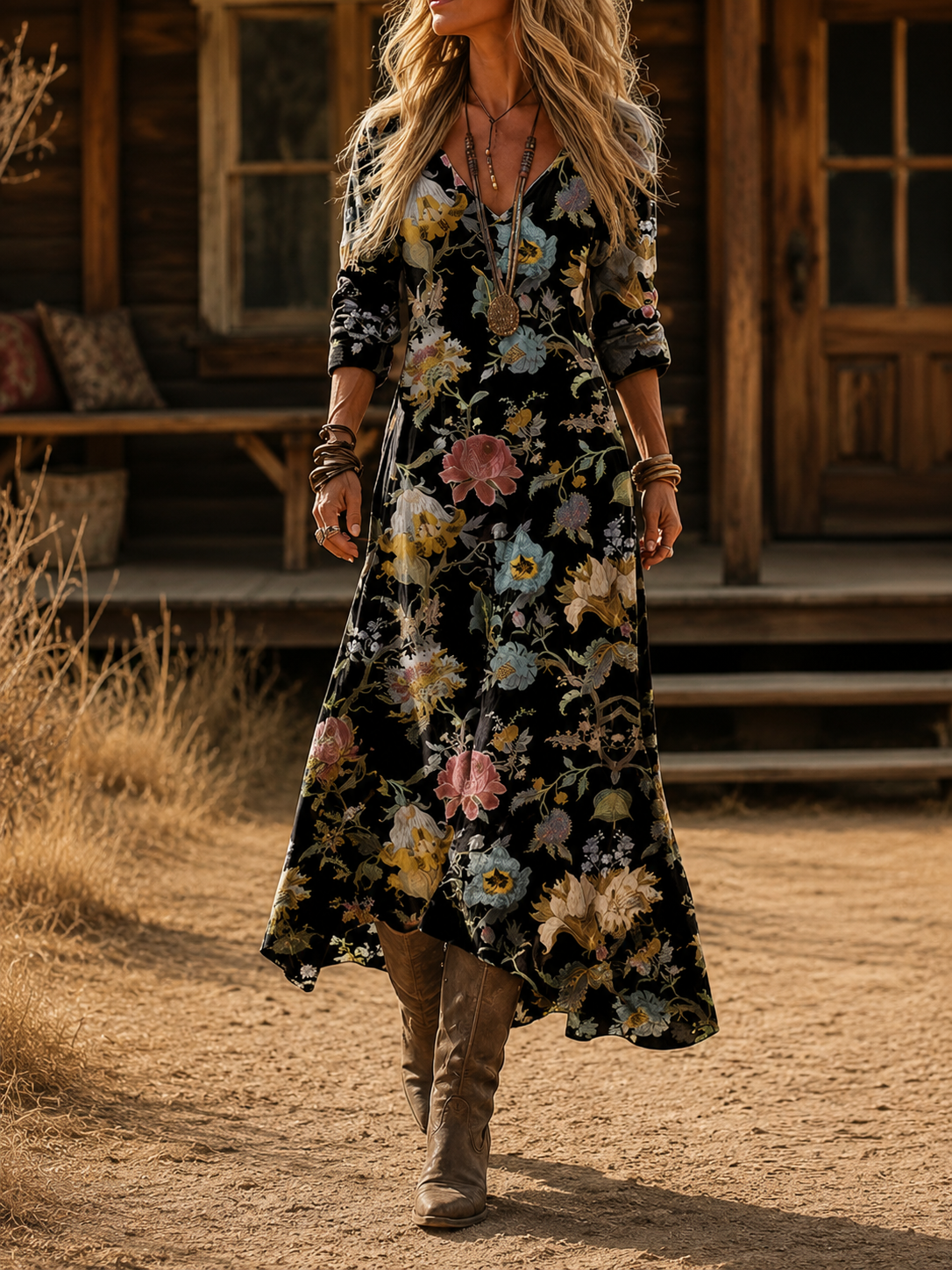 Carmina | Effortless Floral Maxi Dress