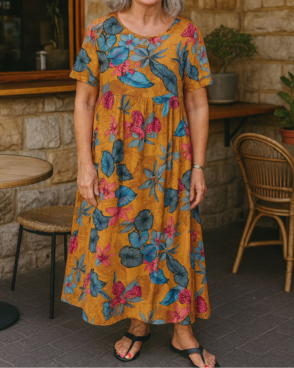 Jennifer | Comfortable Floral Maxi Dress