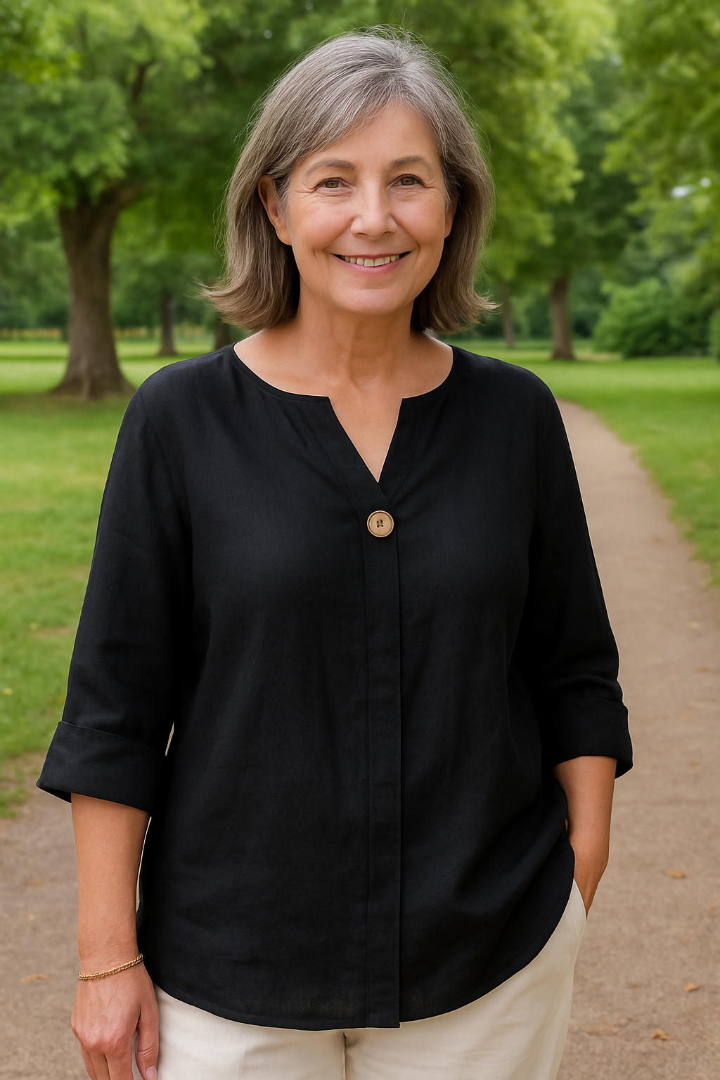 Simone | Blouse Light. Flattering. Made for real women