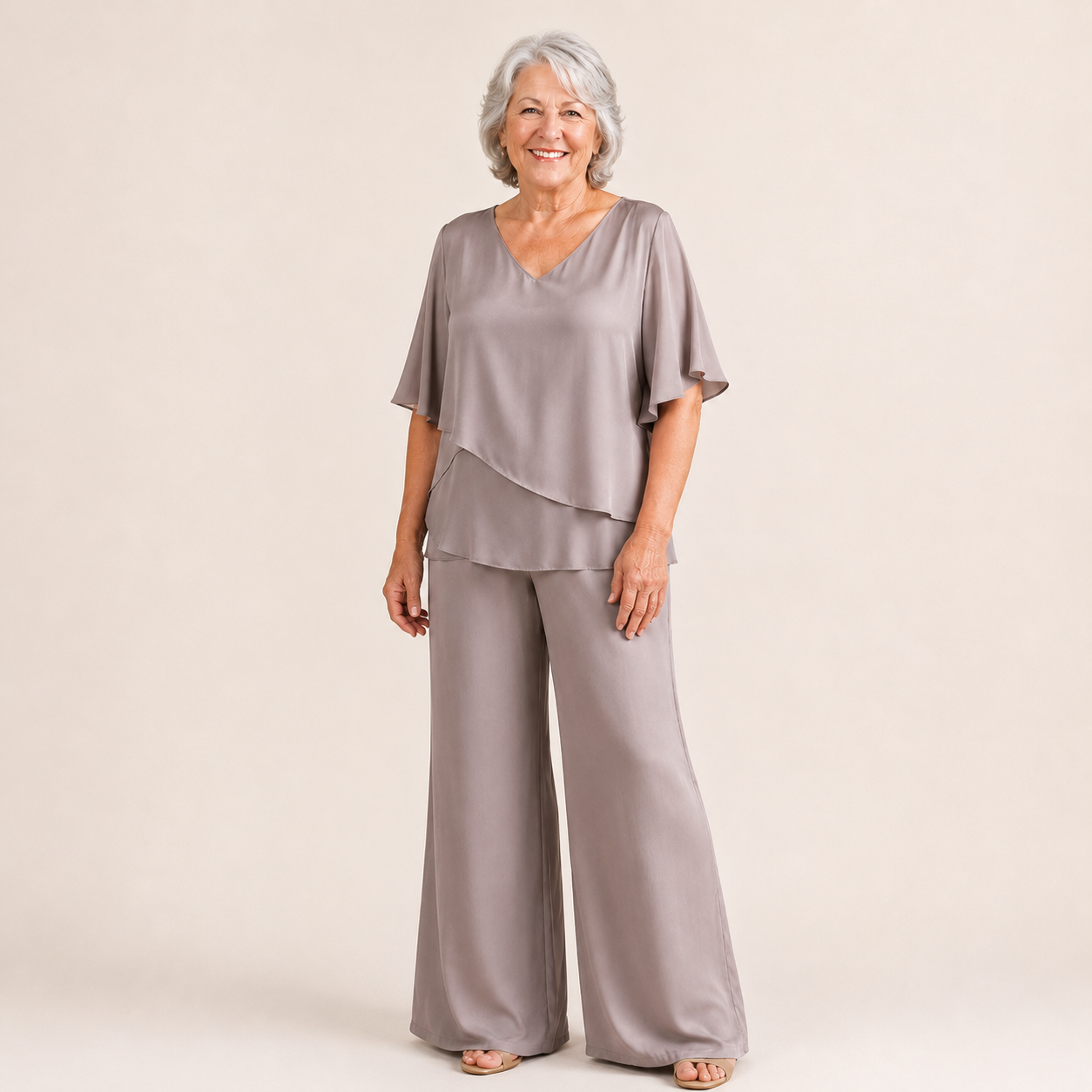 Esme | Elegant Flowing Double Layer 2-Piece Set