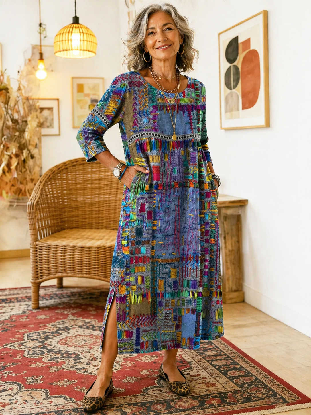 Abby | Elegant Casual Ethnic Dress