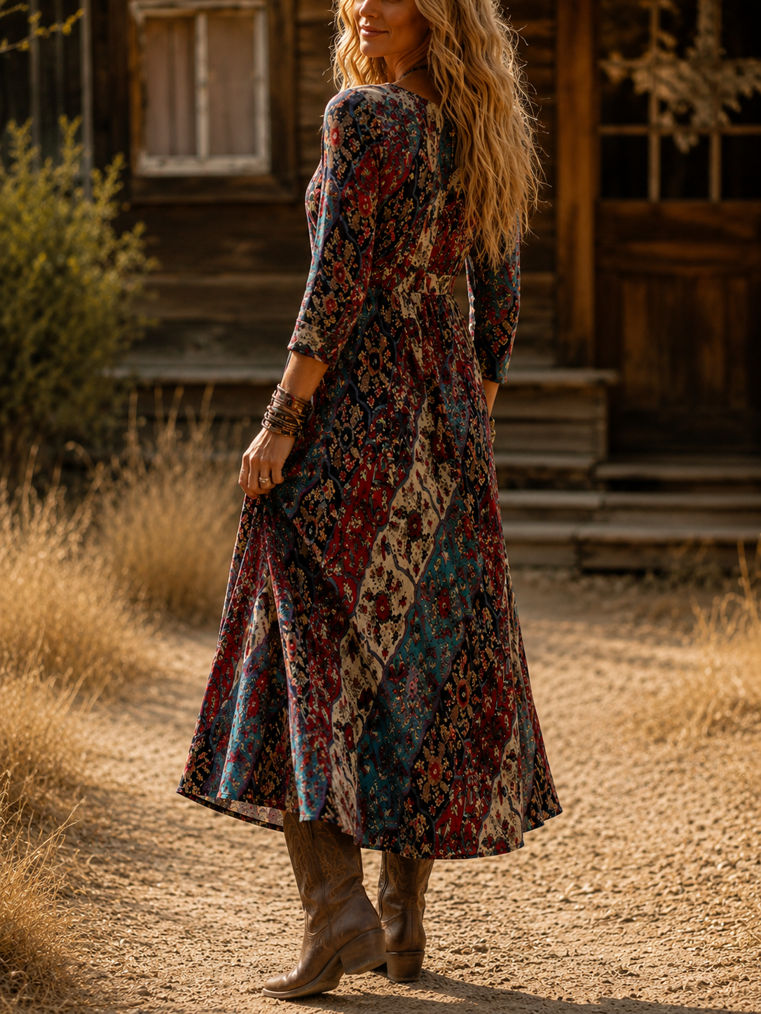 Anie | Relaxed Bohemian Maxi Dress