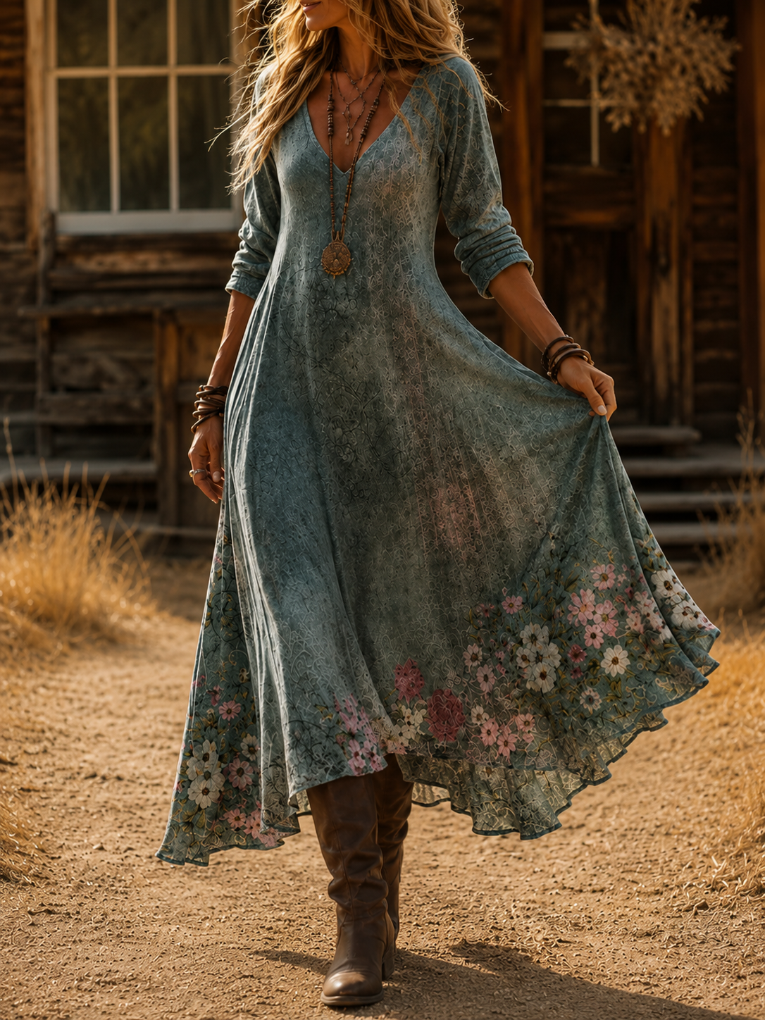 Laura | Elegant Comfortable Everyday Maxi Dress