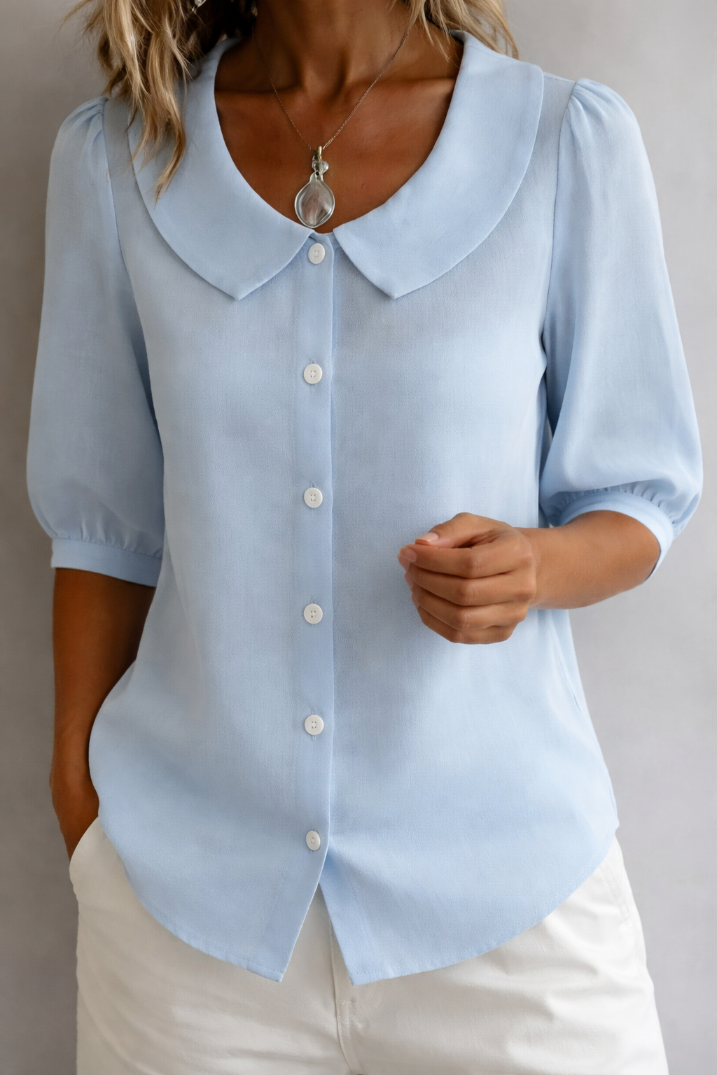 Raine | Collared Blouse