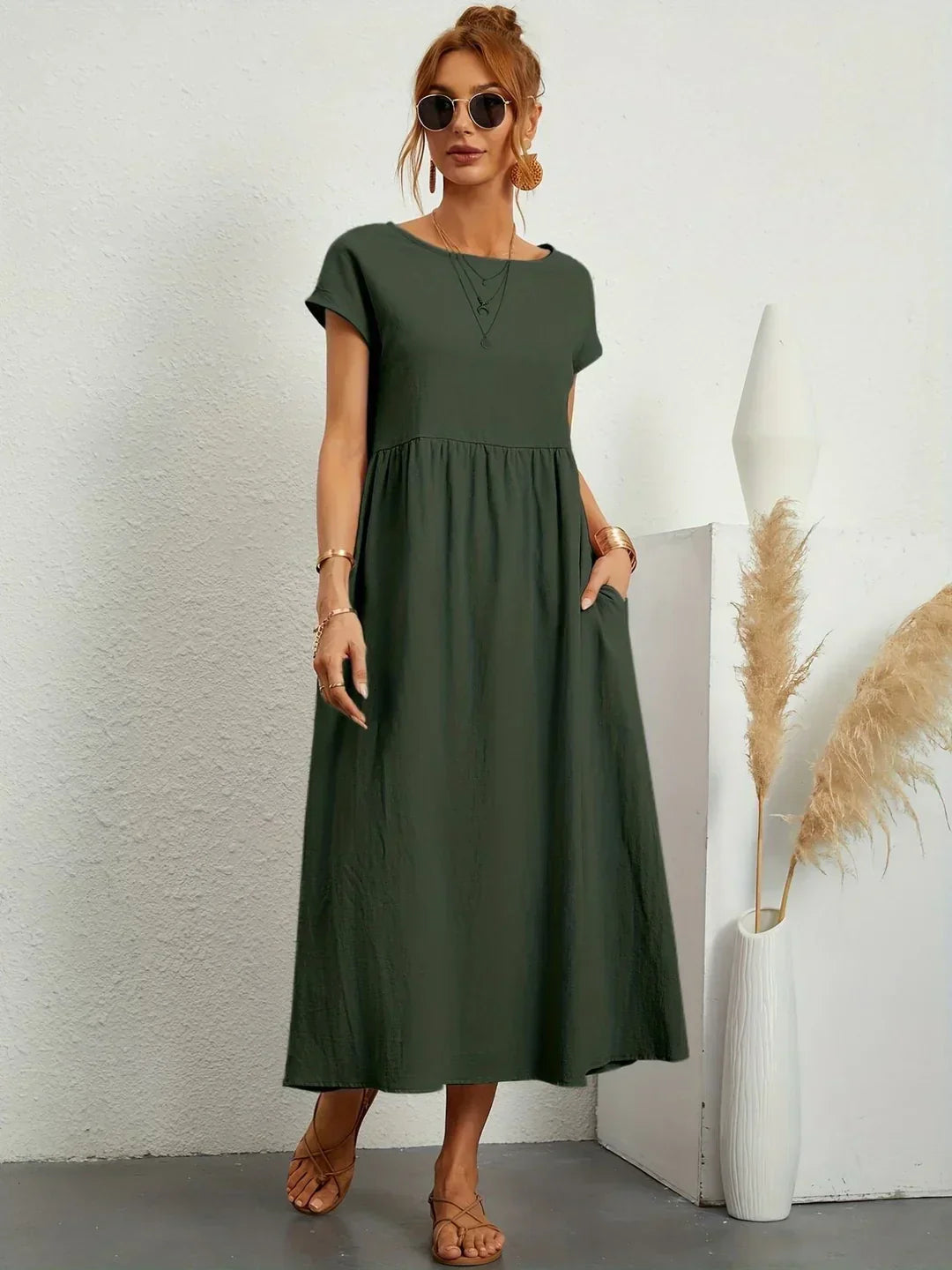 Gabrielle | Effortless Flow Midi Dress