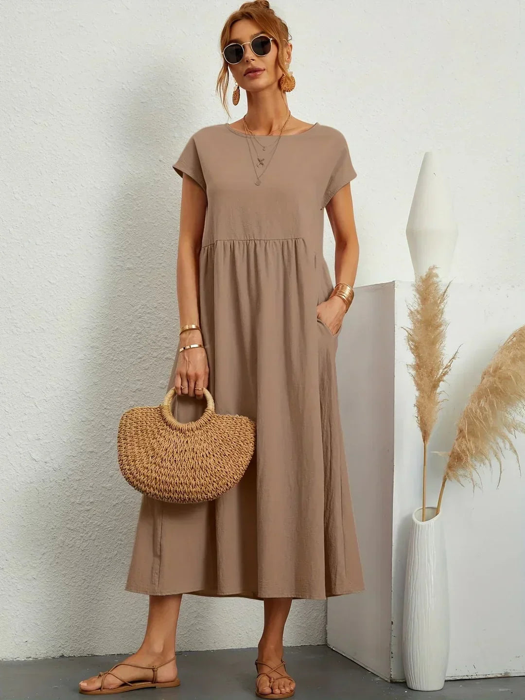 Gabrielle | Effortless Flow Midi Dress
