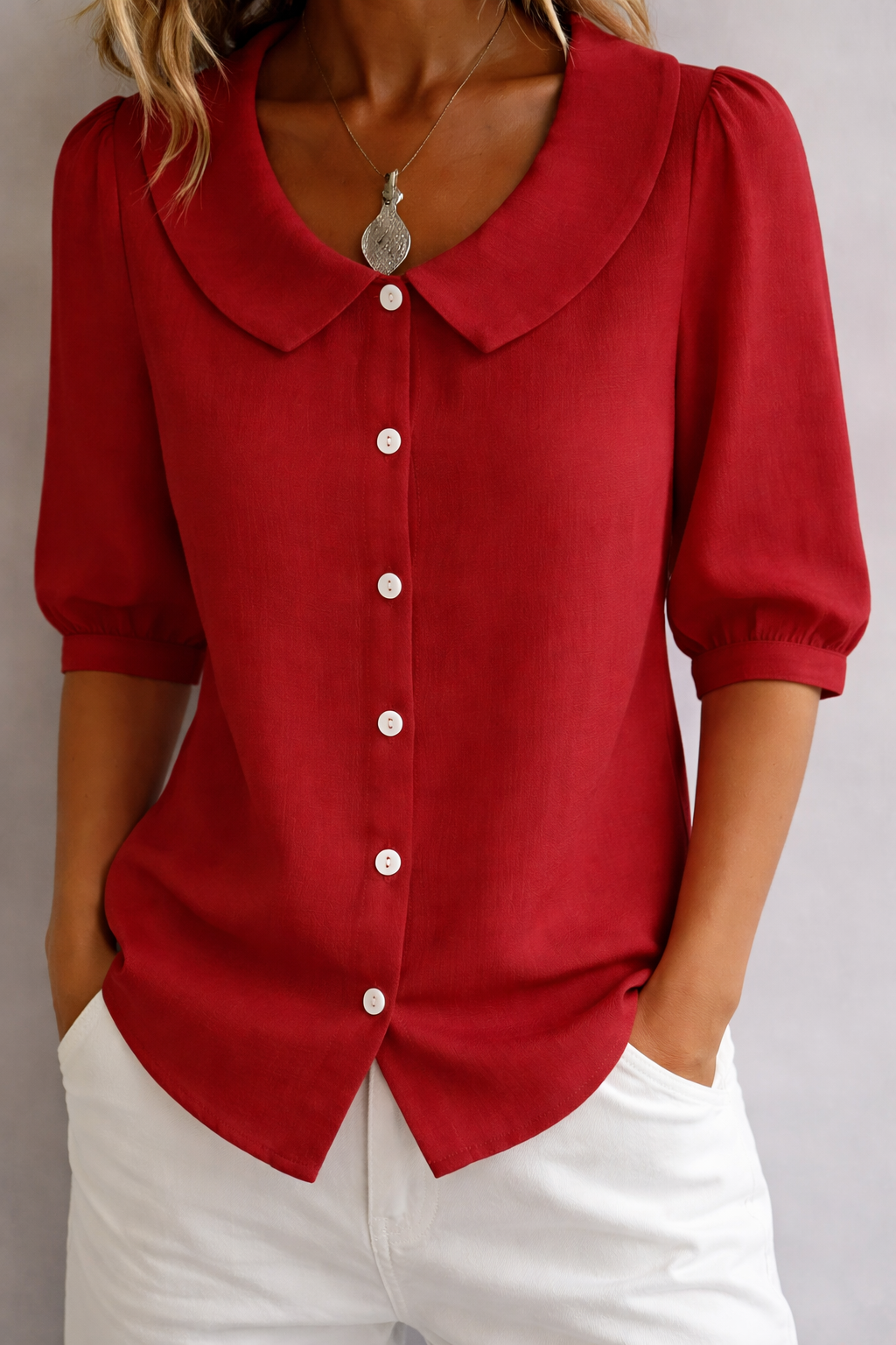 Paloma | Collared Blouse