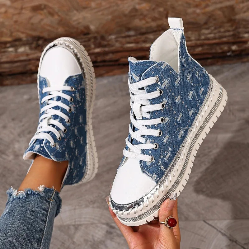 Nova | Denim High-Tops