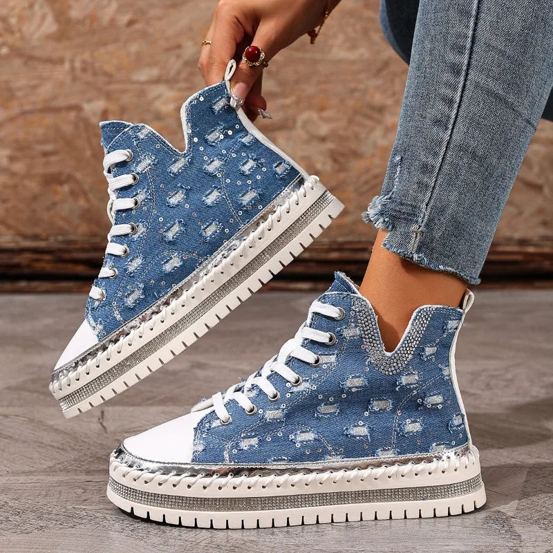 Nova | Denim High-Tops