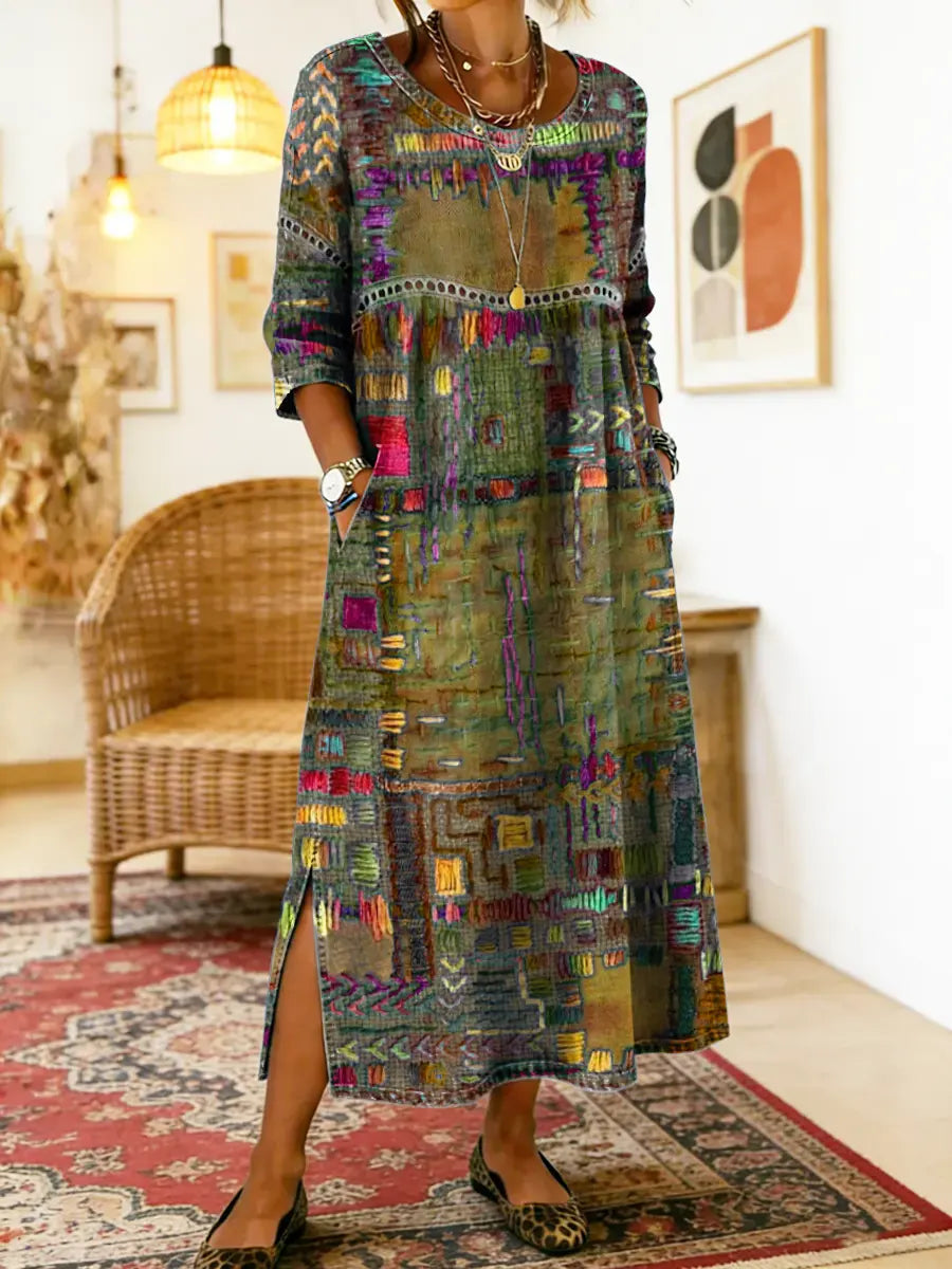 Abby | Elegant Casual Ethnic Dress