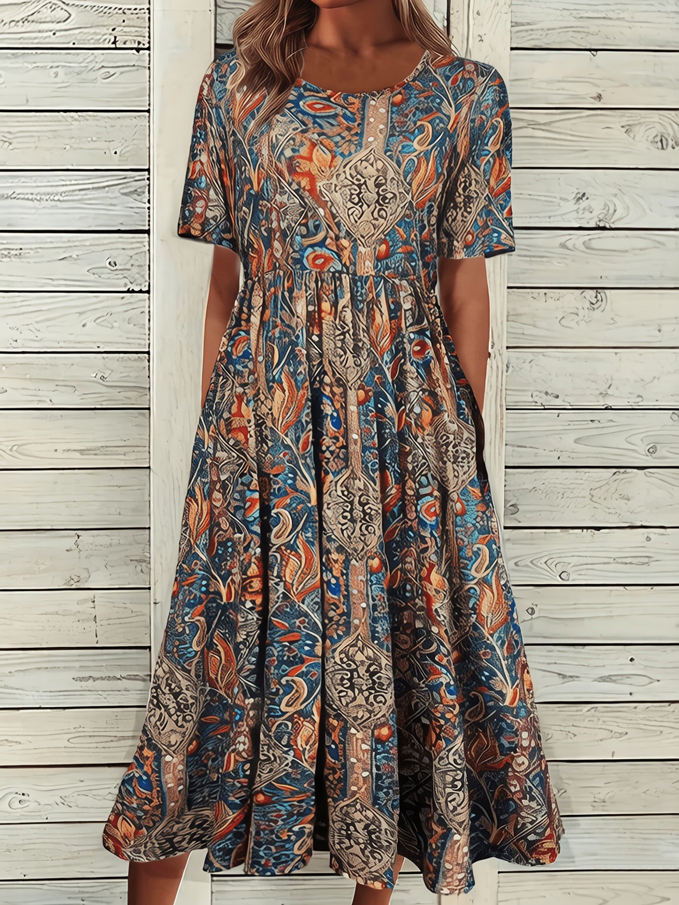 Evelyn | Elegant Bohemian Maxi Dress