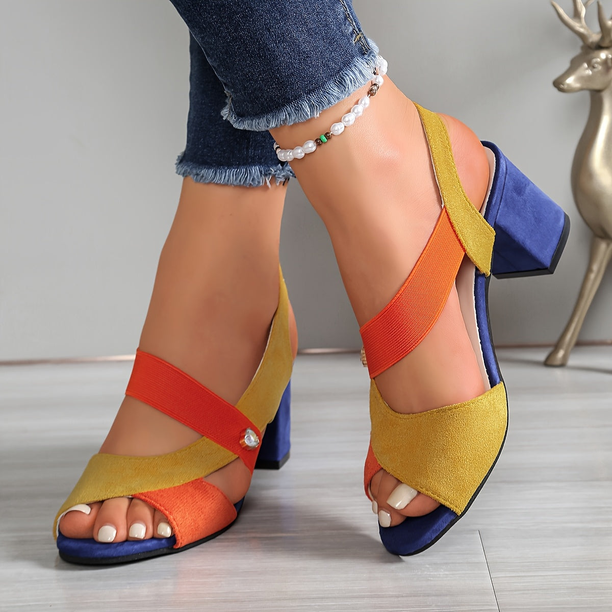Linda | Comfort Block Heels