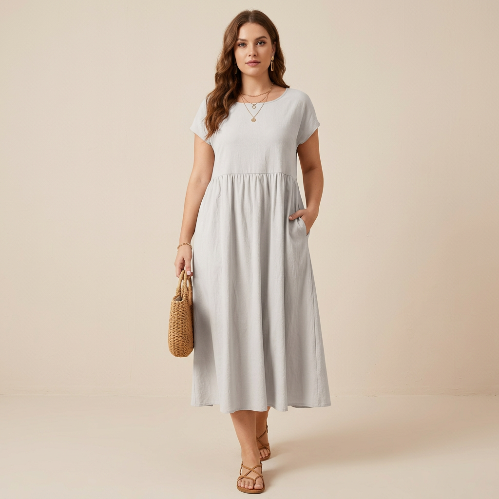 Gabrielle | Effortless Flow Midi Dress