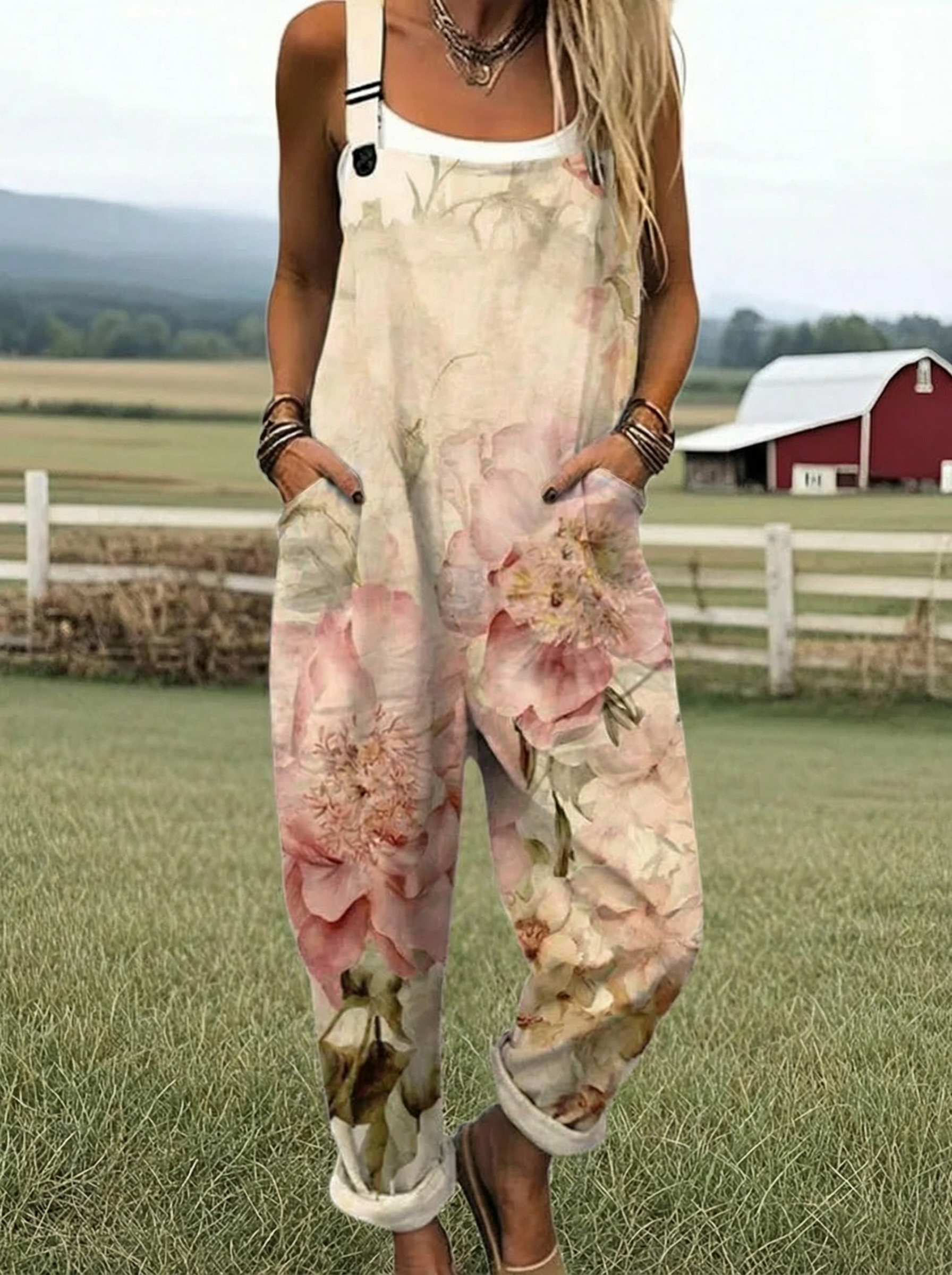 VB | Fashion Printed Jumpsuit