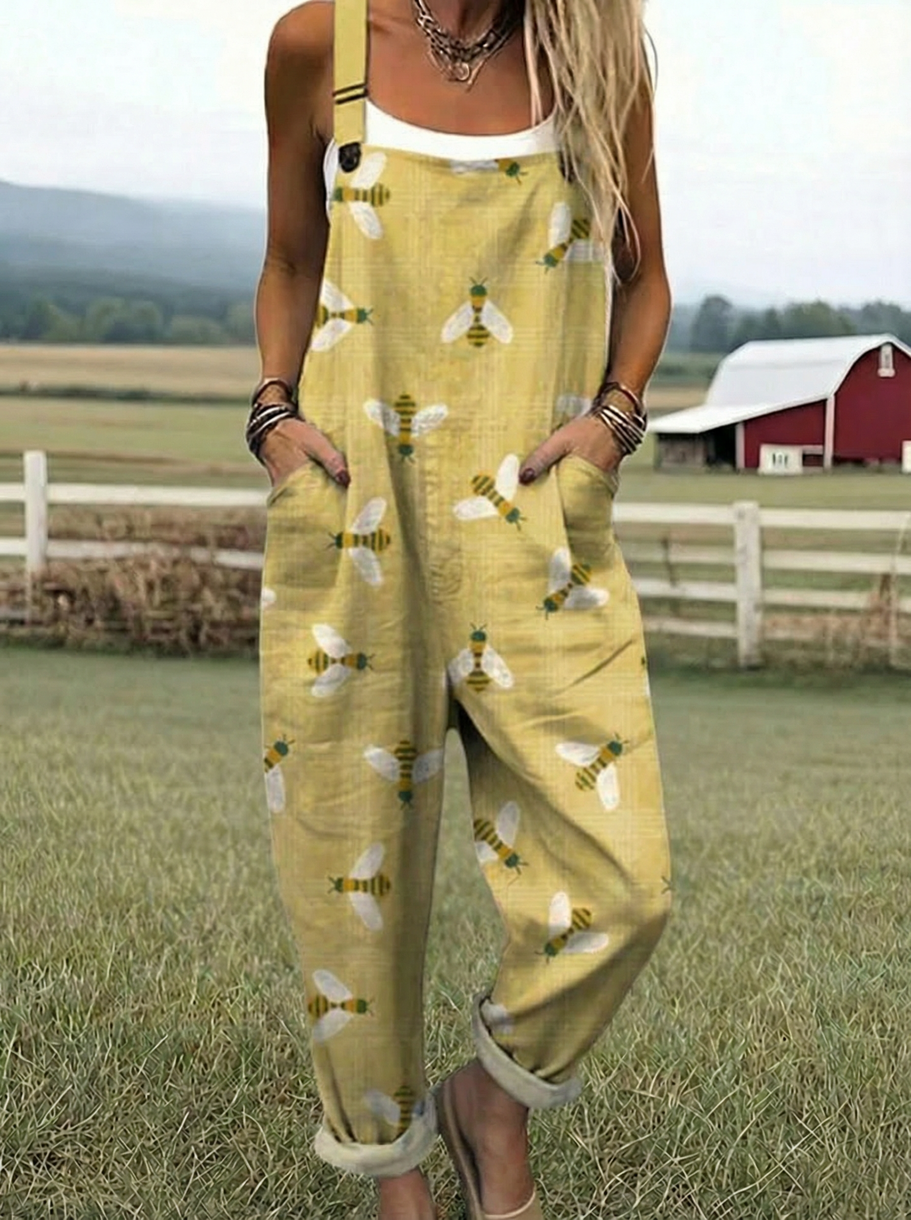 VB | Must-Have Printed Dungarees