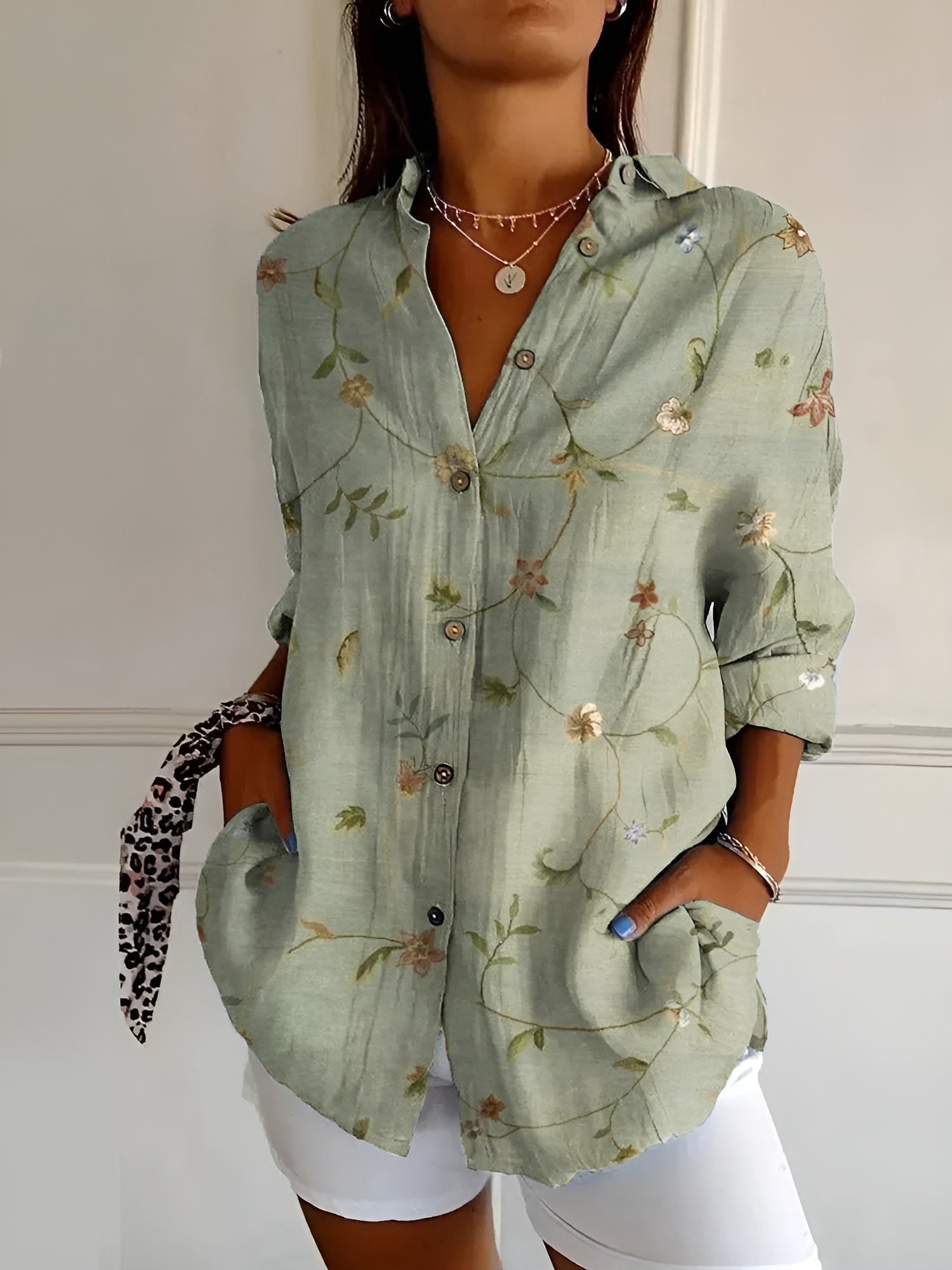 Miyana | Vintage French Long Sleeve Shirt